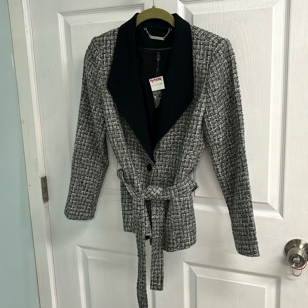 NWT White Black Brand Jacket/Blazer Size 6P